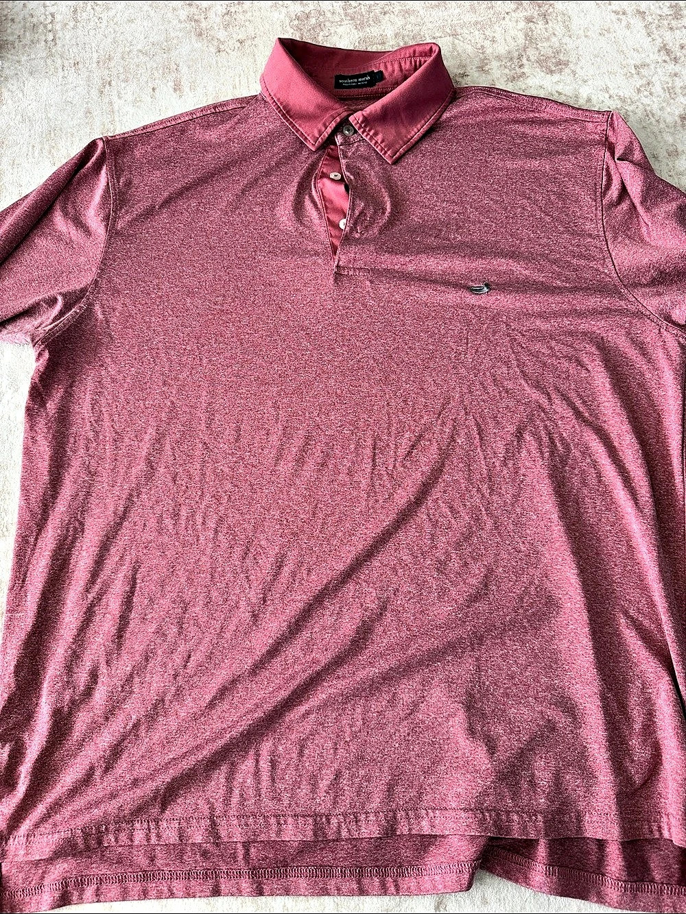 Southern Marsh Men's Polo in Pink Like New
